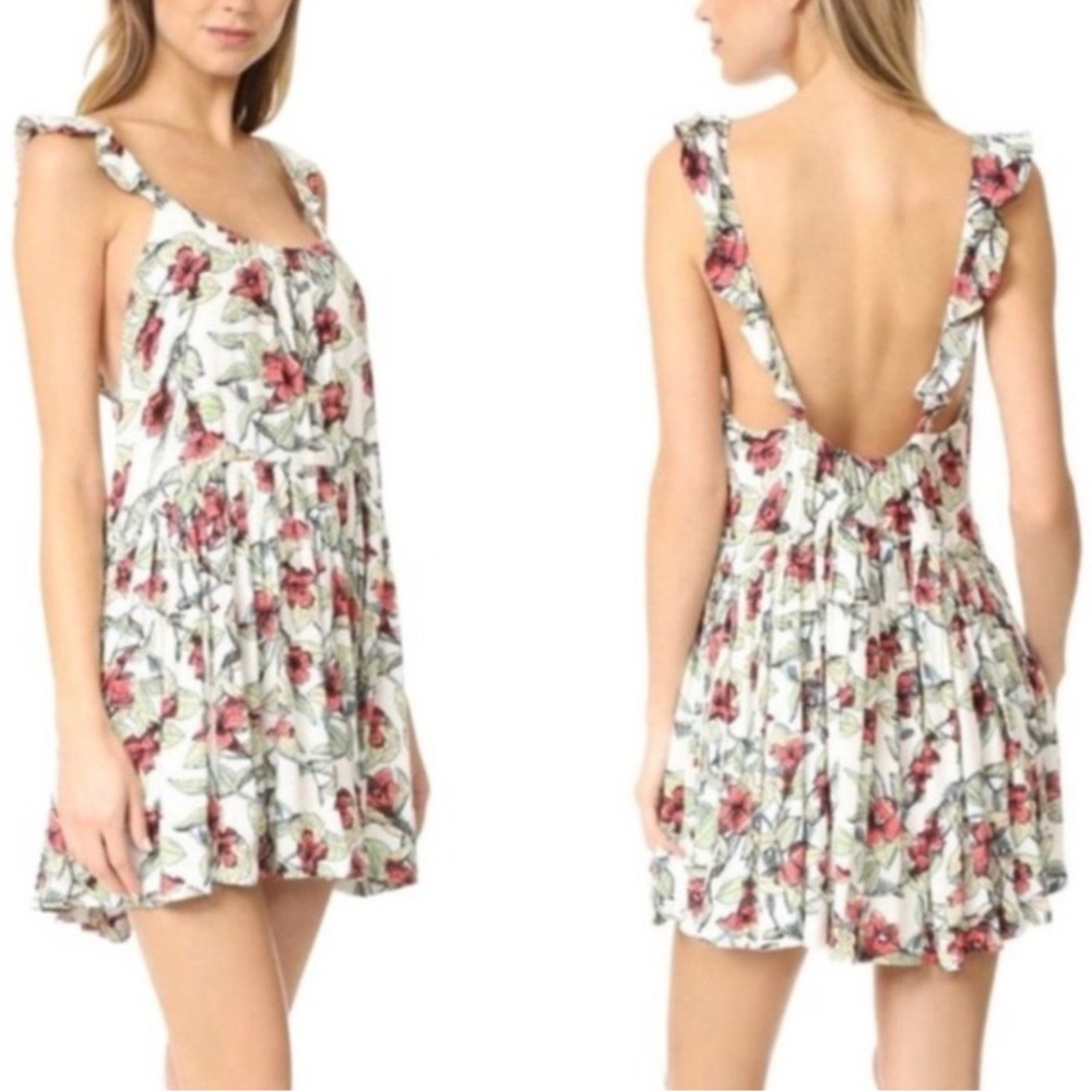 Free People Dear You Floral Mini Dress